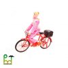 عروسک باربی دوچرخه سوار موزیکال کد 6565