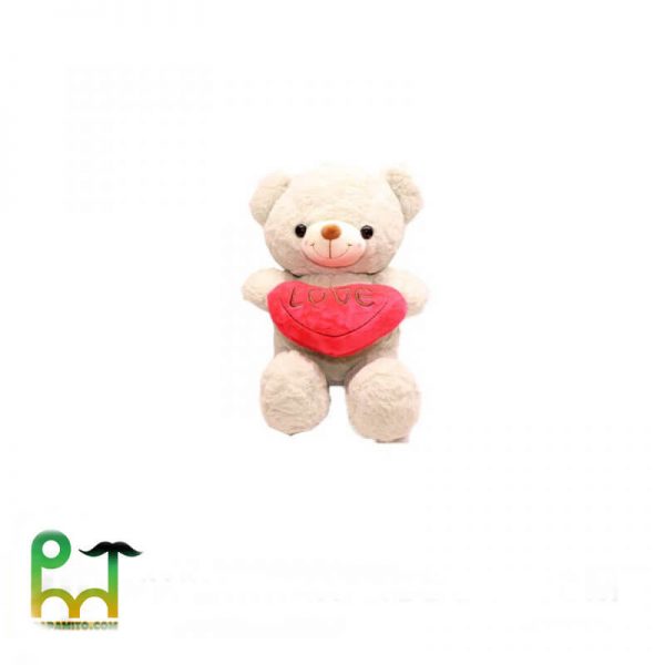 عروسک خرس قلب دار طرح 2
