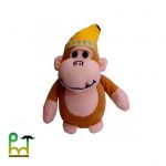 عروسک پولیشی میمون کلاه موزی