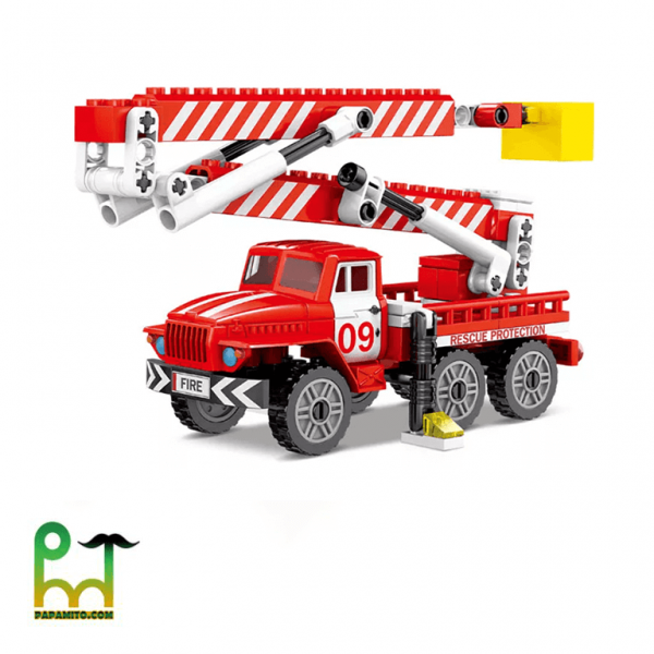 لگو 4 مدل ماشین آتش نشانی کد KY041